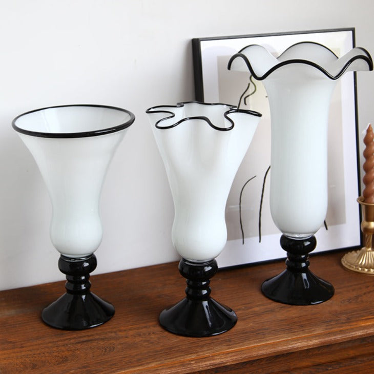 Classic Black & White Vase
