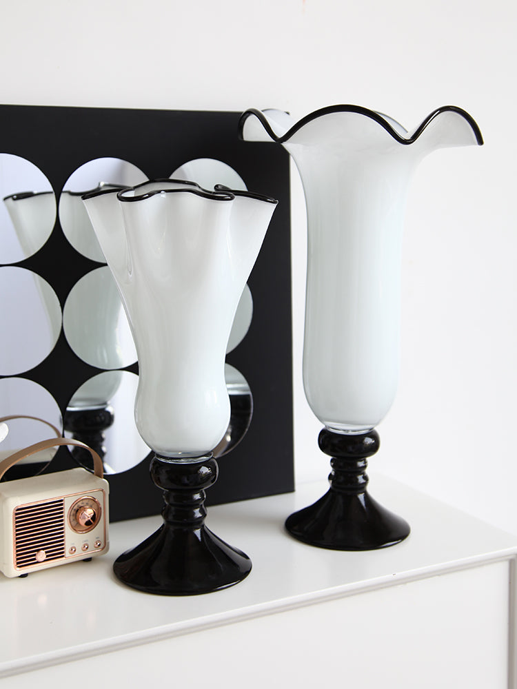 Classic Black & White Vase