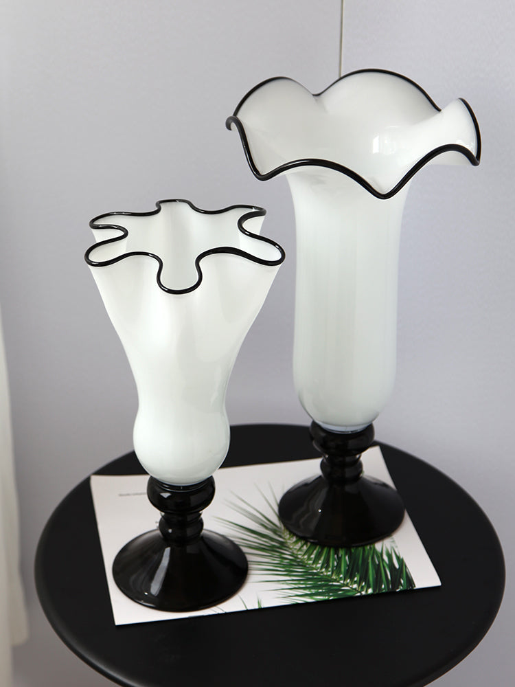 Classic Black & White Vase