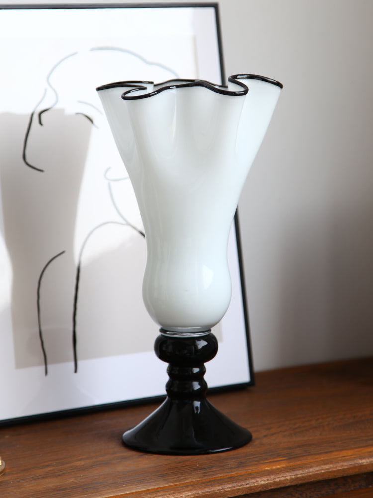 Classic Black & White Vase