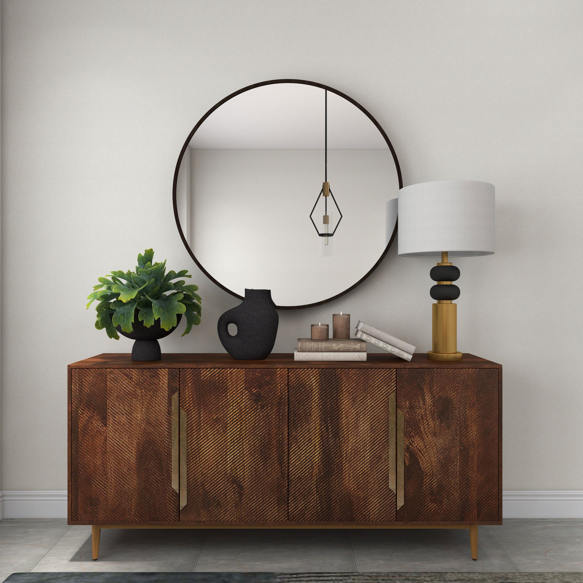 Aluminum Modern Abstract Table Vase