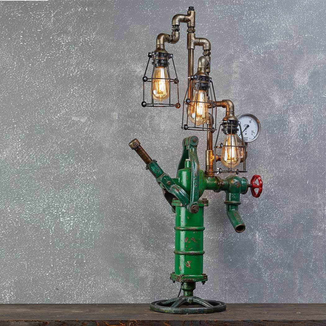 Spectacular Water Pump Lamp