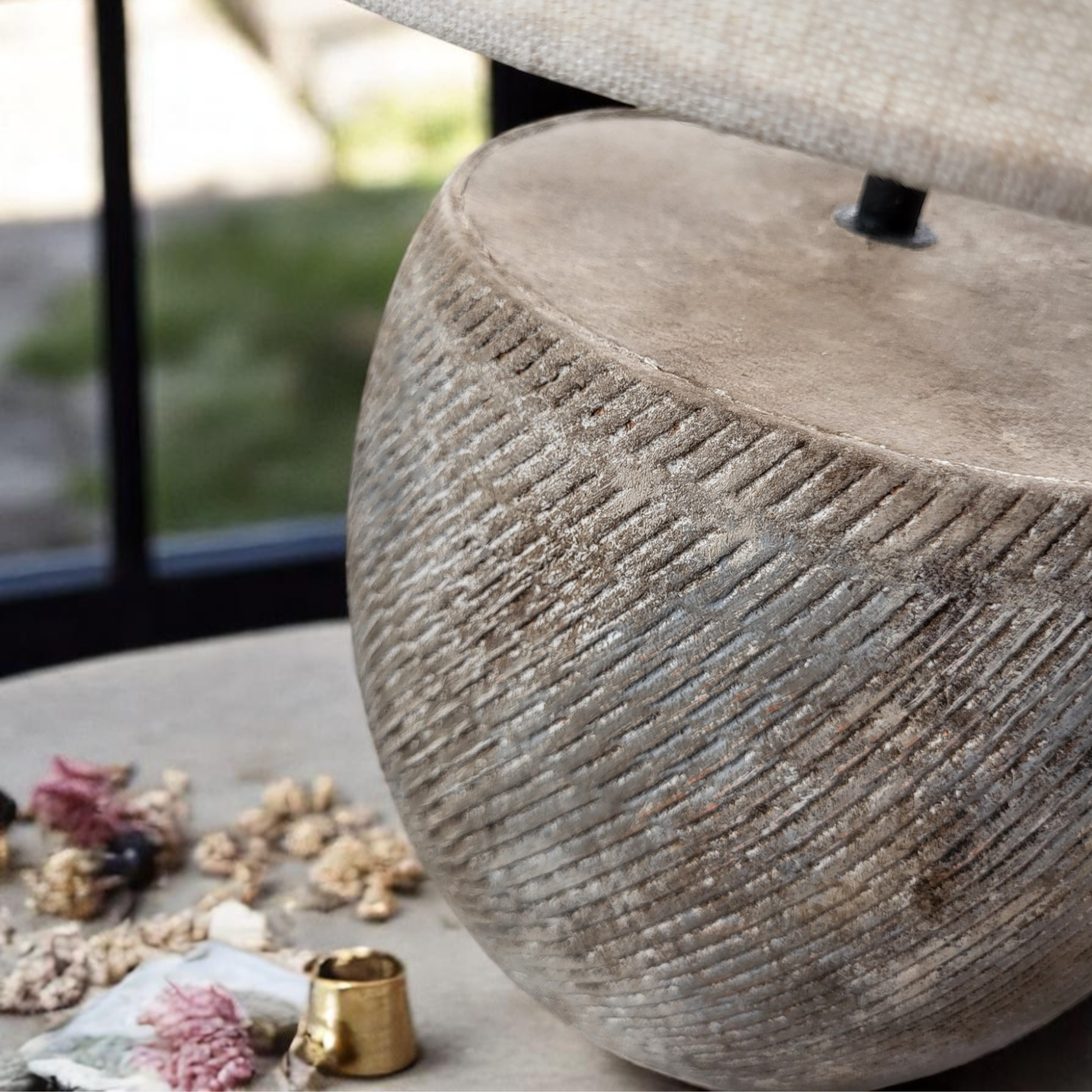 Found U - Terracotta Table lamp-8