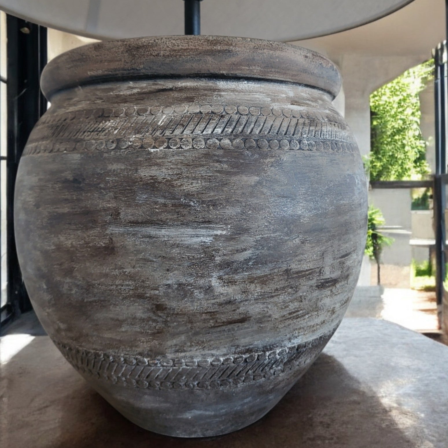 Terracotta Table Lamp