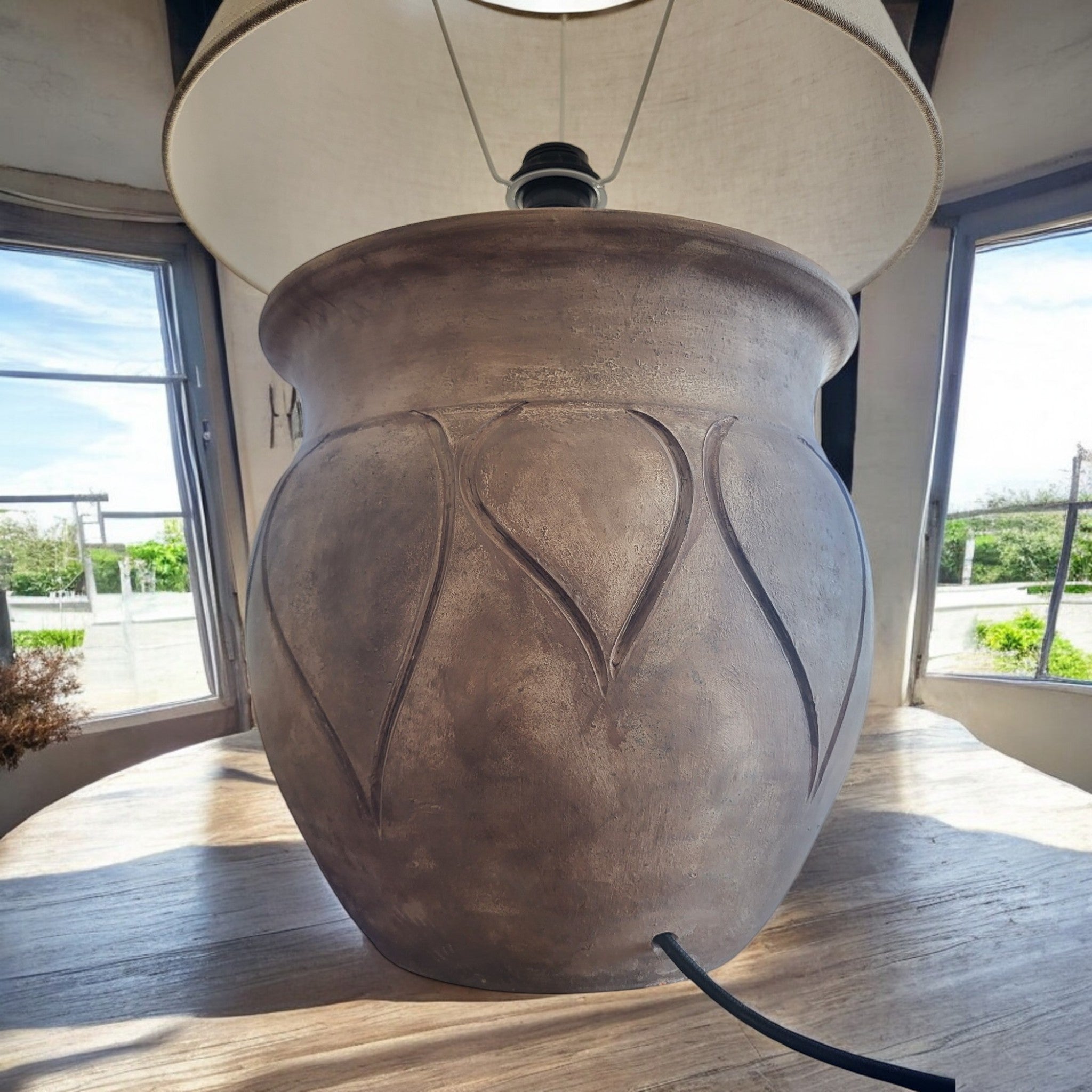 Rustic Ceramic Table Lamp