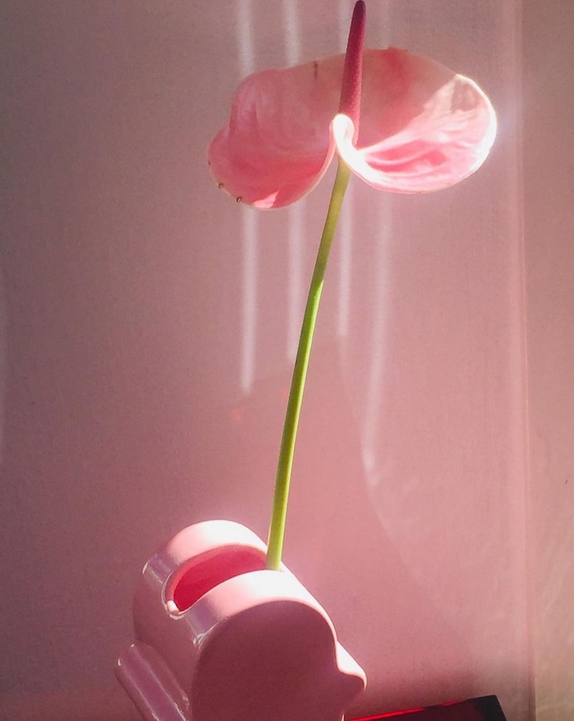 Handmade Memphis Ceramic Dick Vase