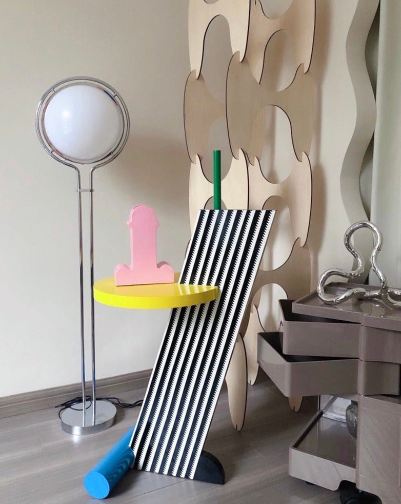 Handmade Memphis Ceramic Dick Vase