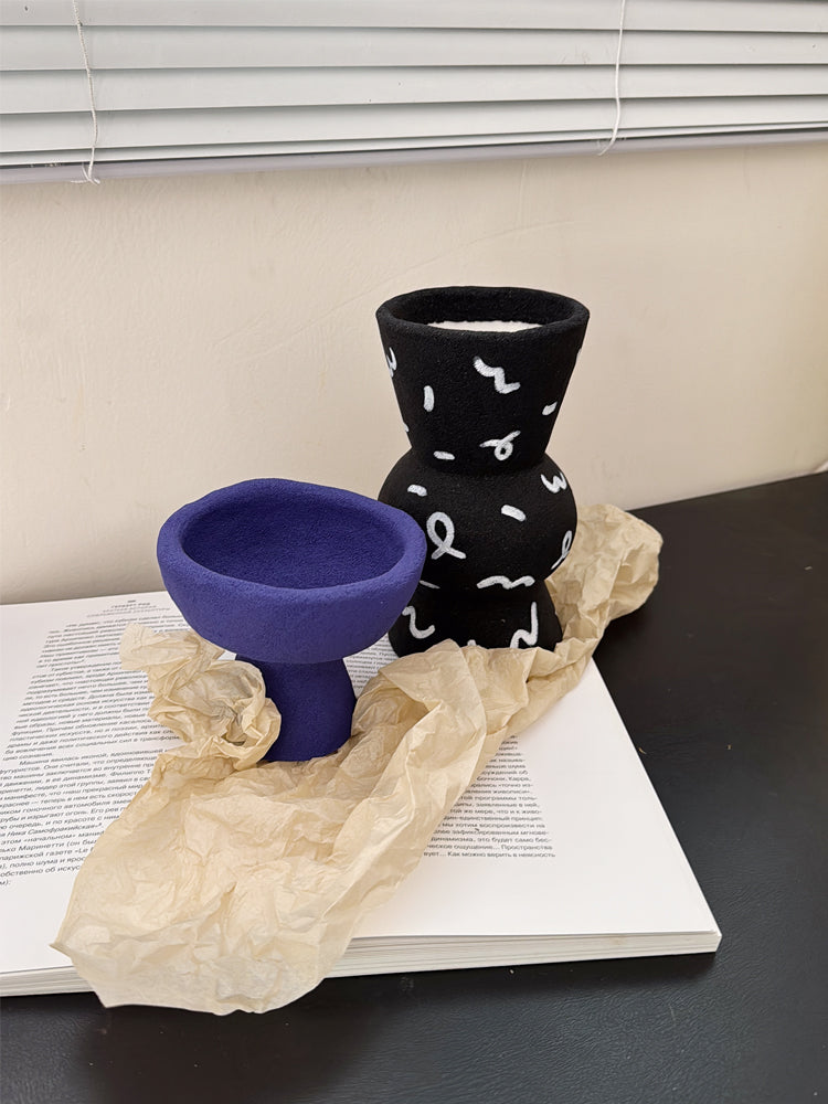 Handpainted Rustic Ceramic Vase