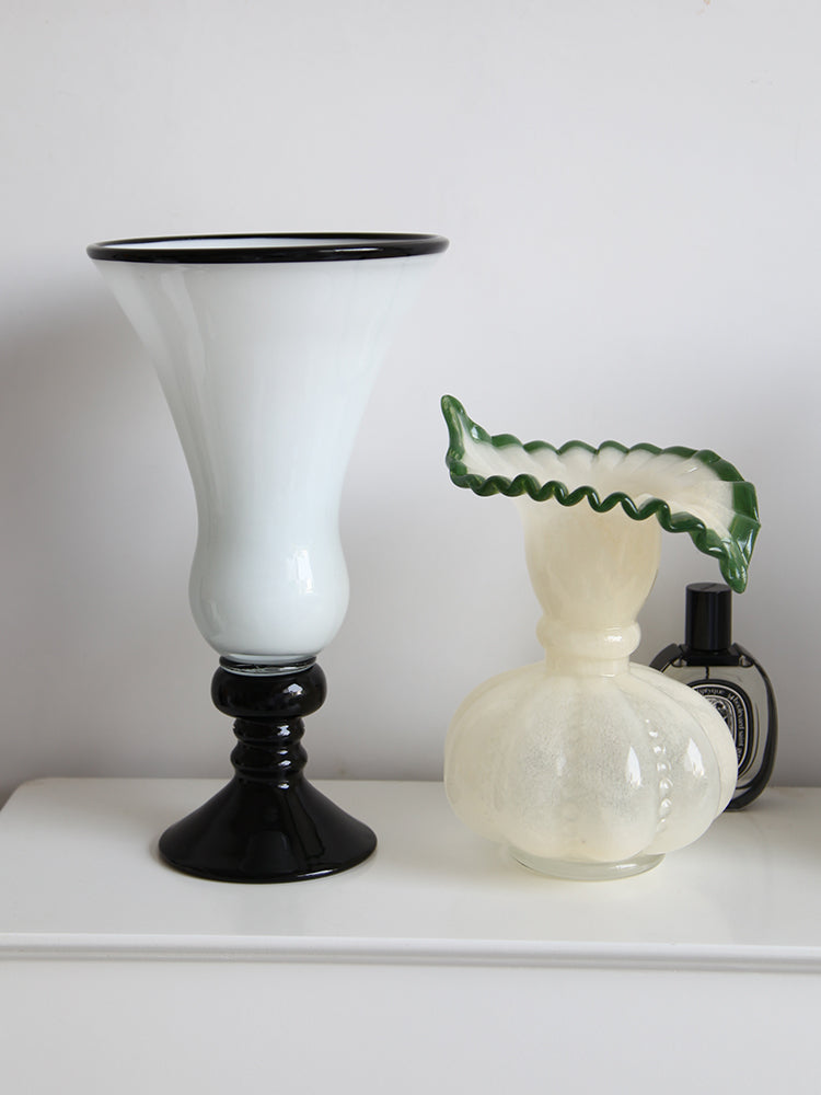 Classic Black & White Vase