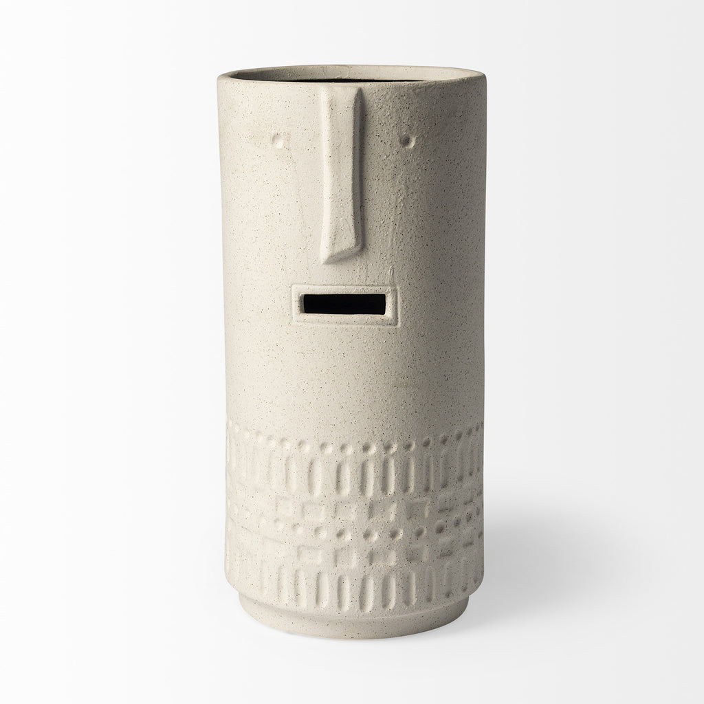 Abstract Cylinder Ceramic Table Vase