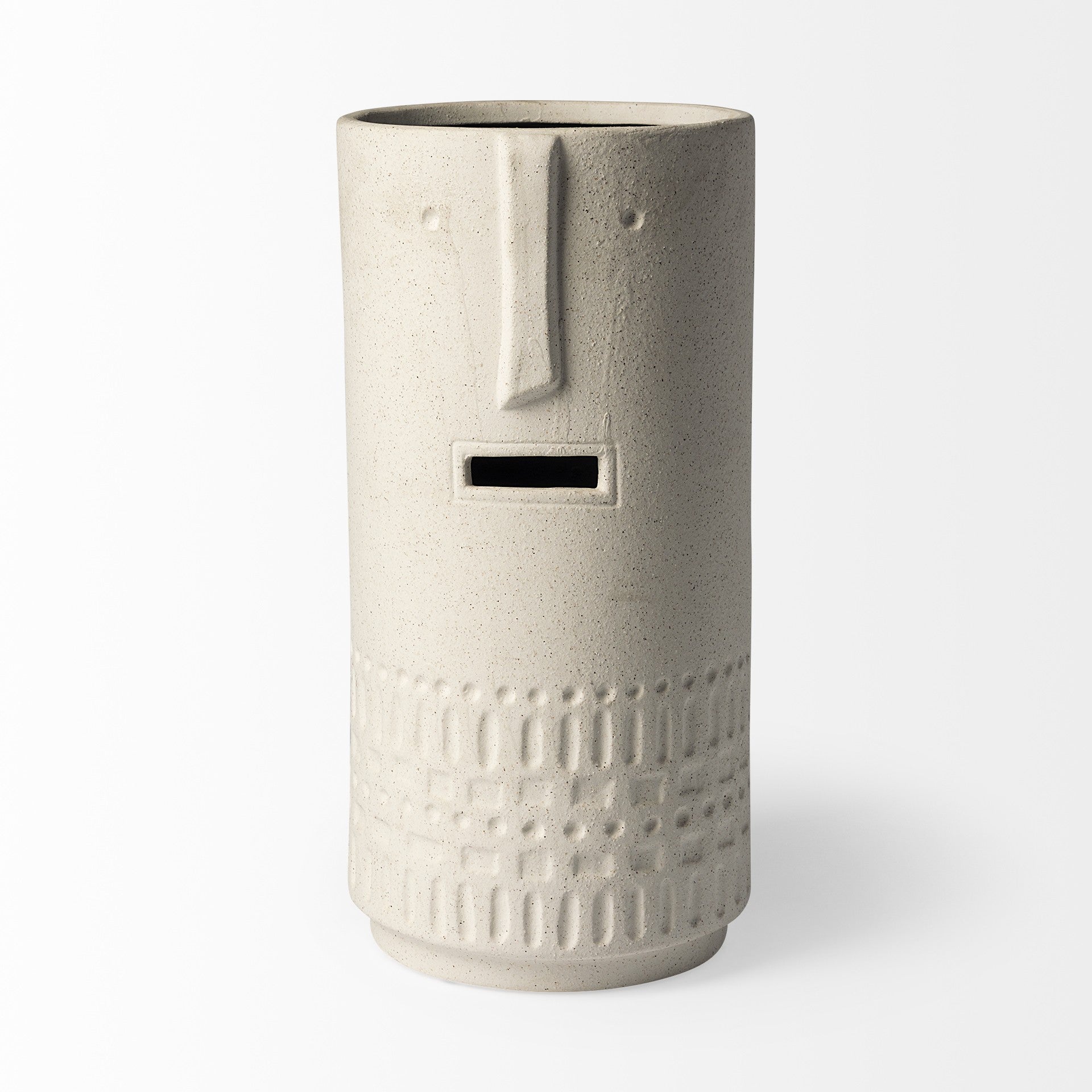 Abstract Cylinder Ceramic Table Vase