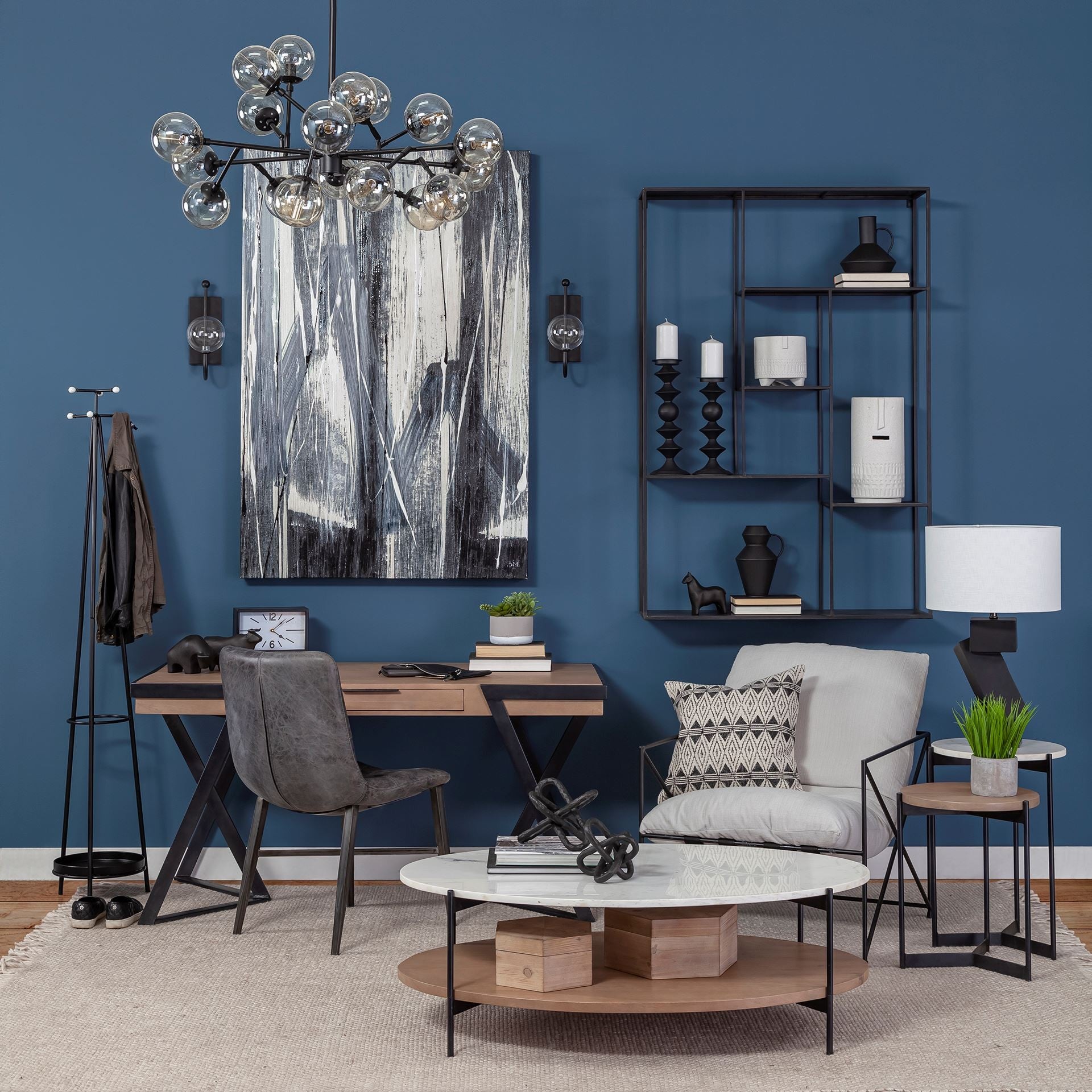 Abstract Cylinder Ceramic Table Vase