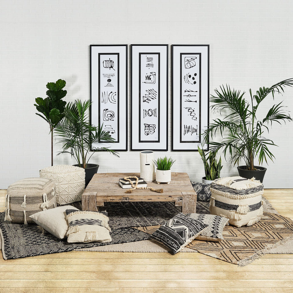 Abstract Cylinder Ceramic Table Vase