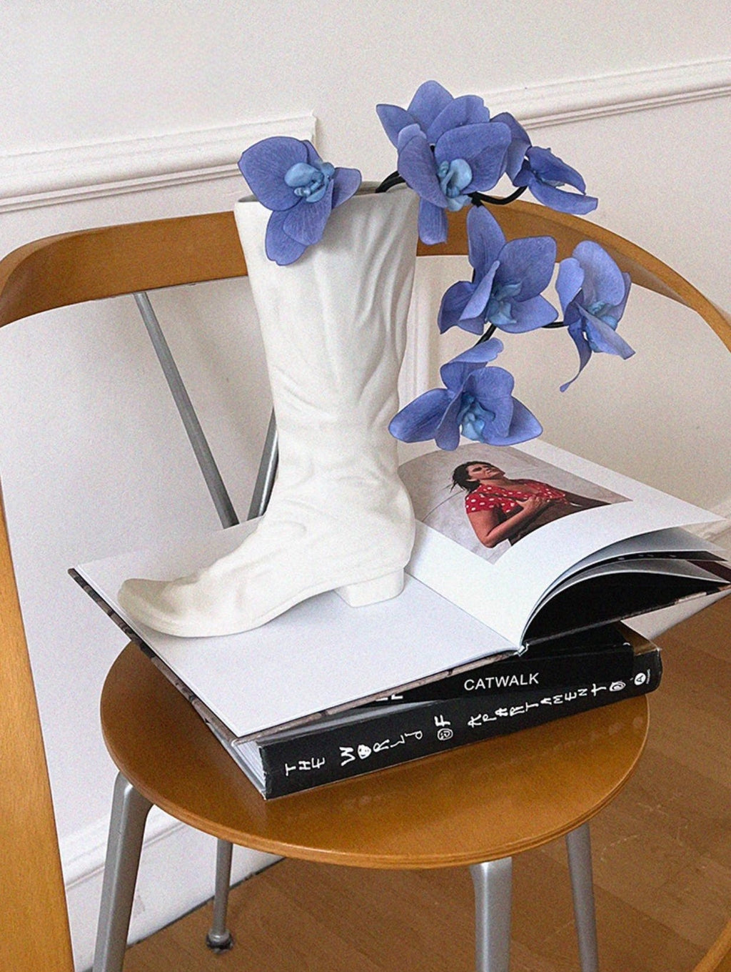 Boots Shaped Ceramic Vase