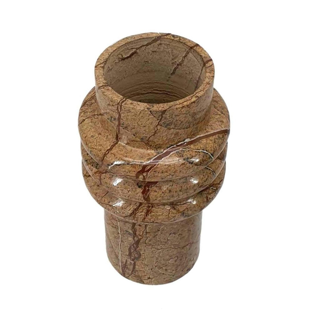 Cylinder Genuine Marble Table Vase