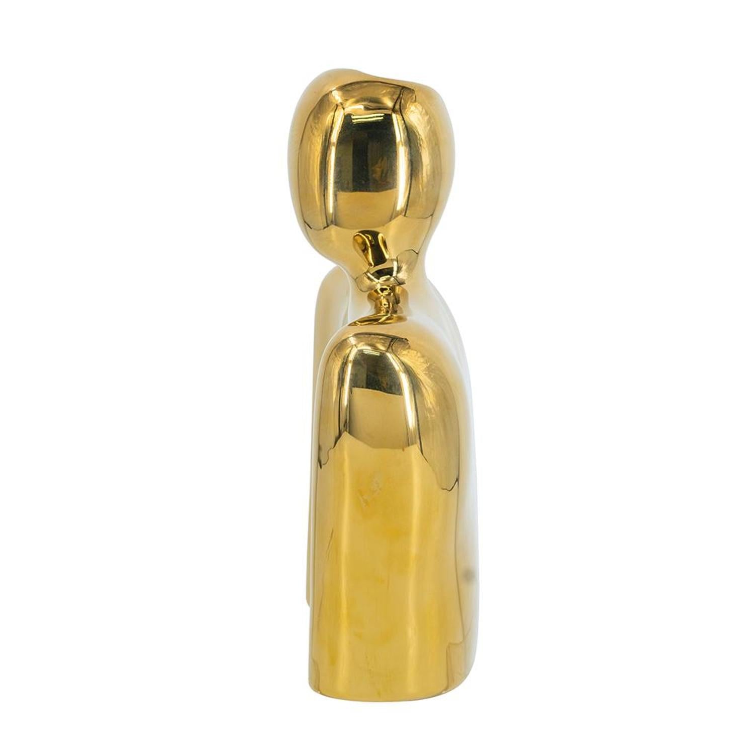 Gold Ceramic Body Vase