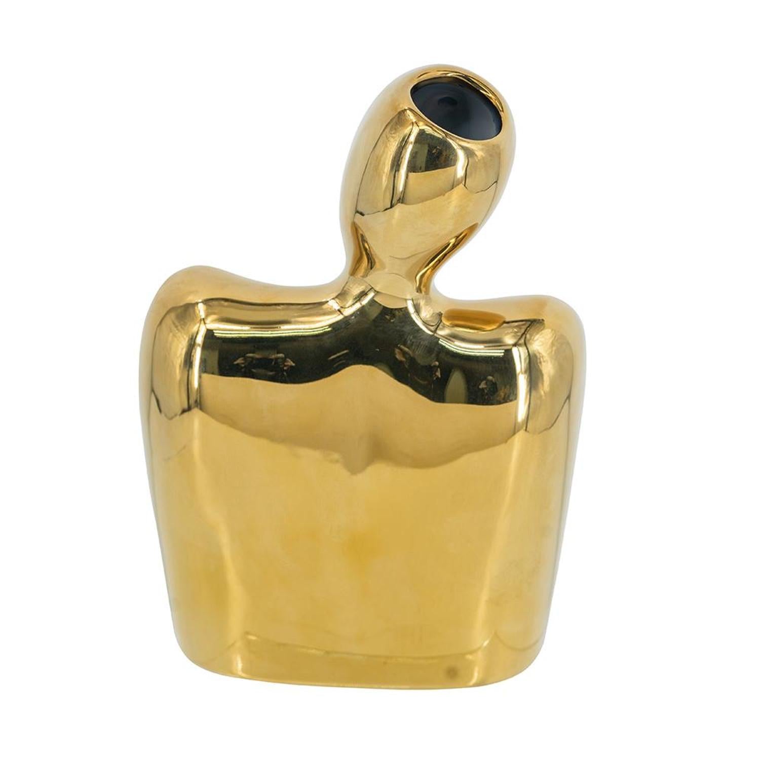 Gold Ceramic Body Vase