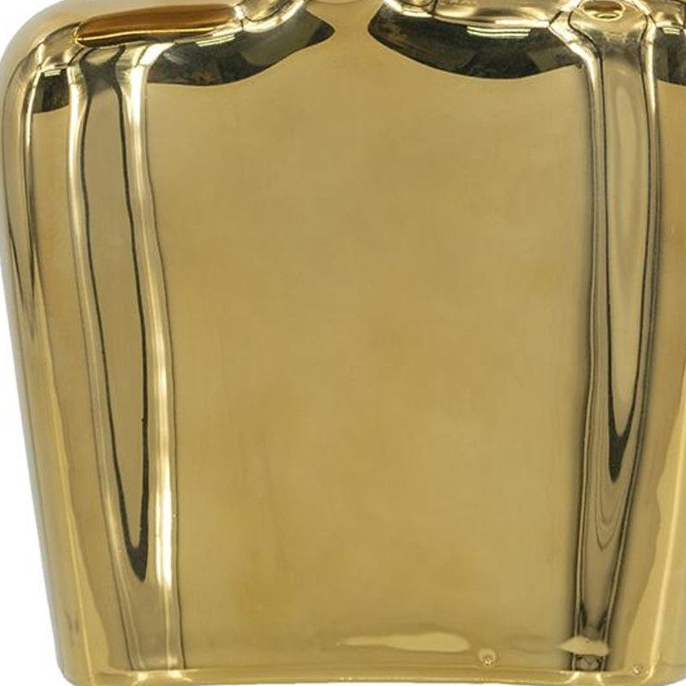 Gold Ceramic Body Vase