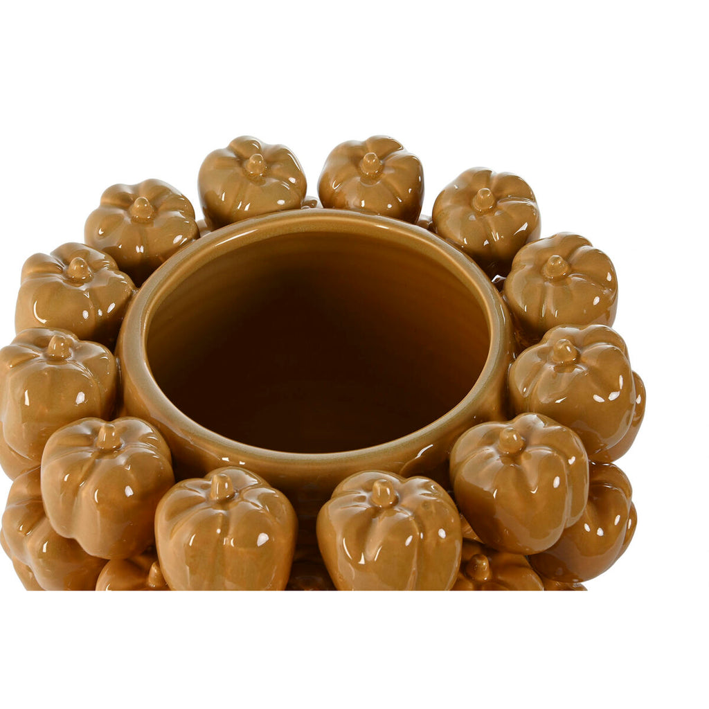 Vase Home Mustard Ceramic Stoneware