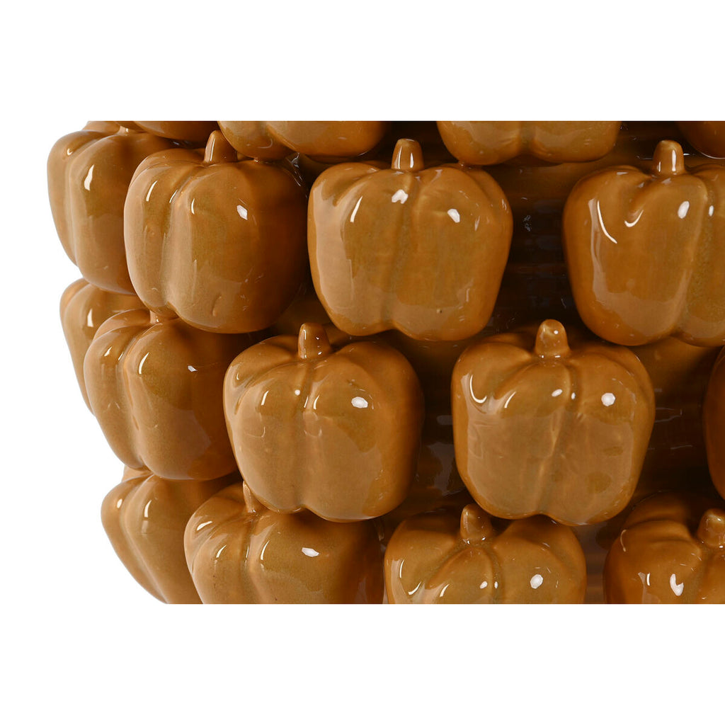 Vase Home Mustard Ceramic Stoneware