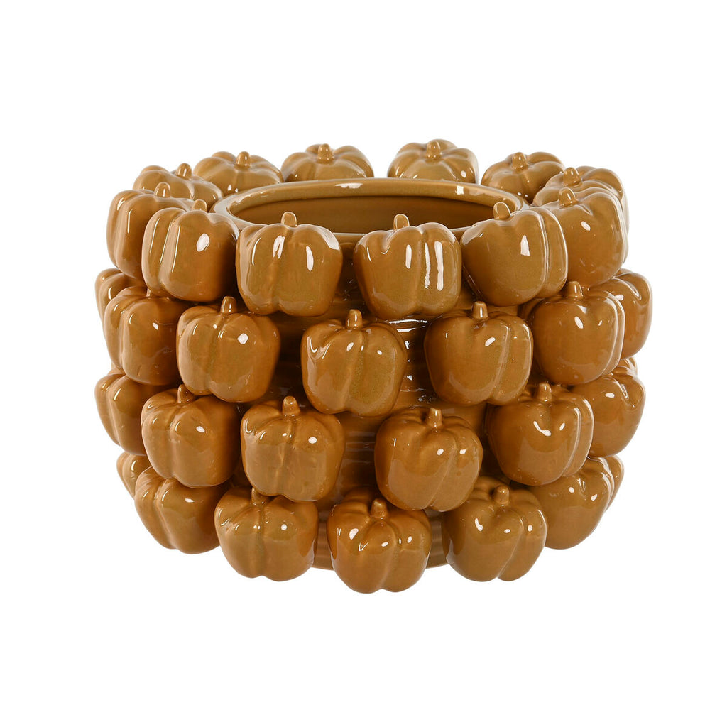 Vase Home Mustard Ceramic Stoneware