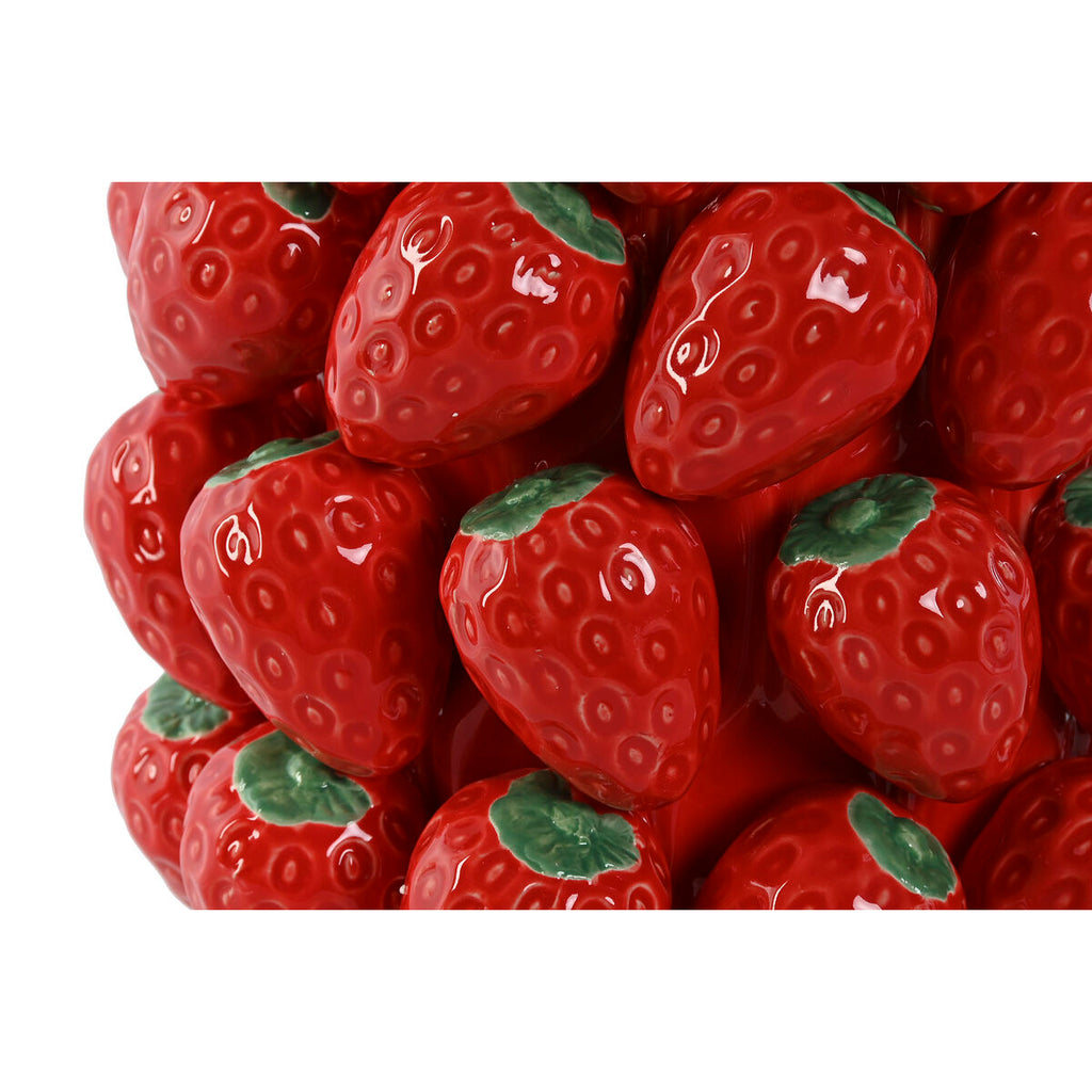 Vase Home Ceramic Stoneware Strawberries