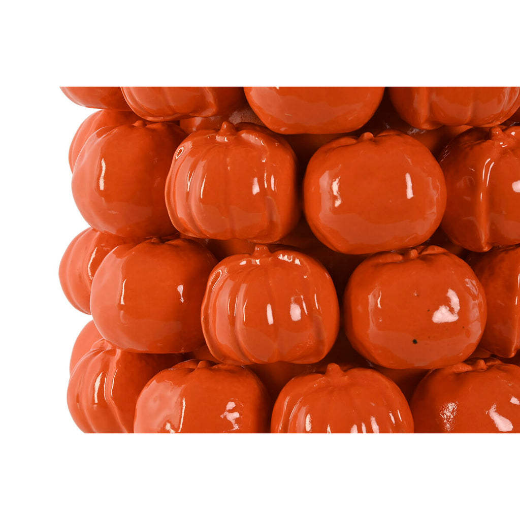 Vase Home Orange Ceramic Stoneware