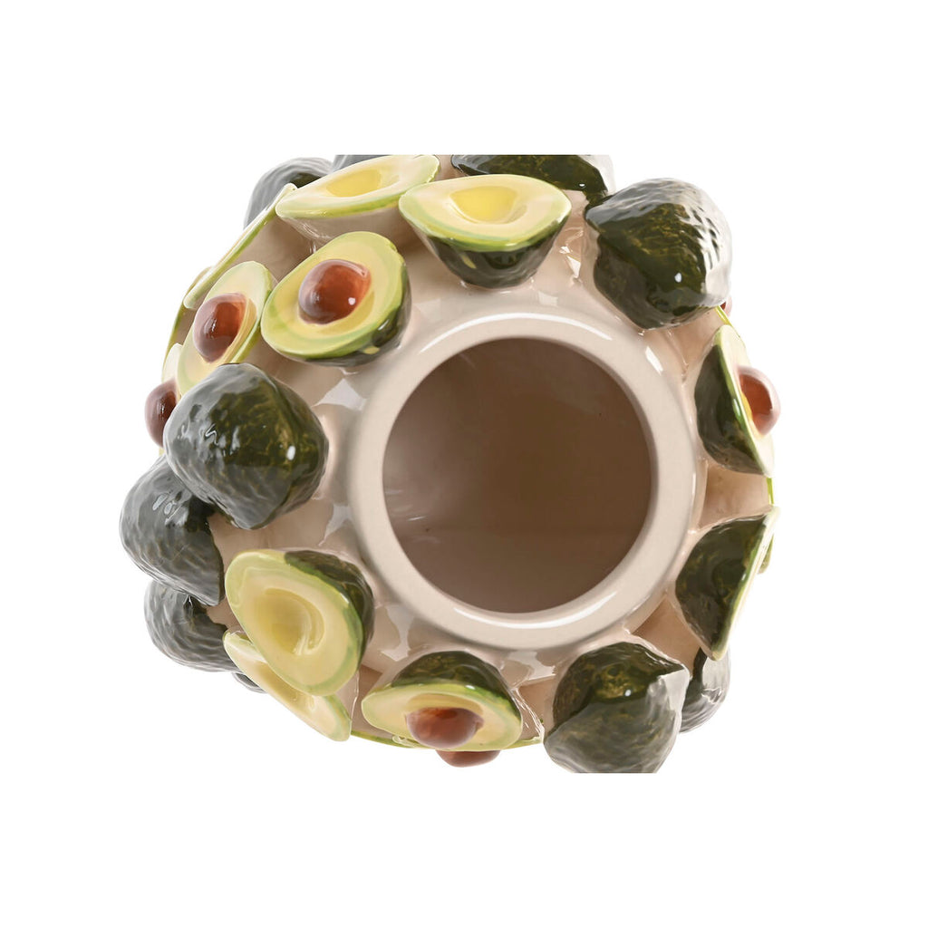 Vase Home Green Ceramic Avocado