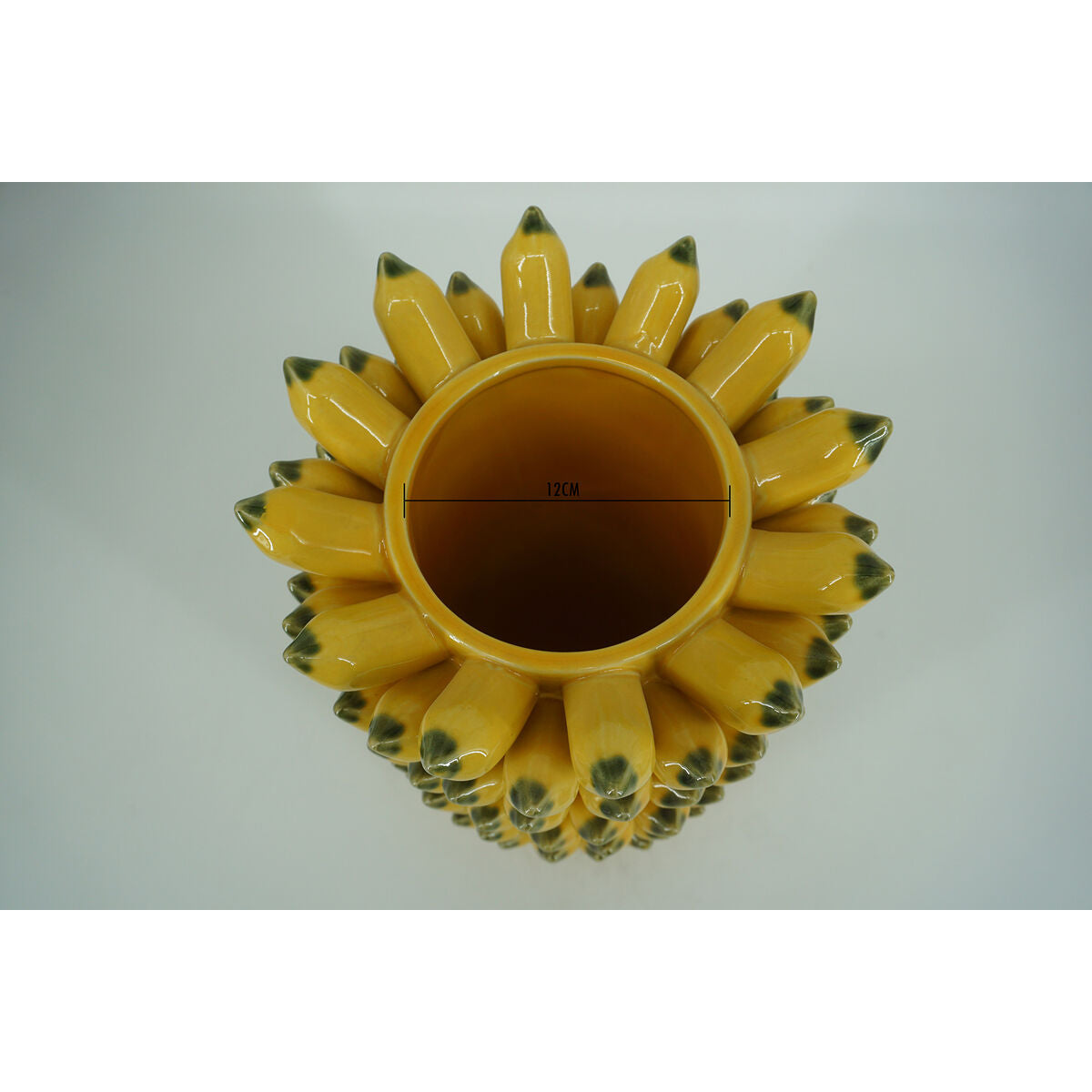 Vase Home Bananas Ceramic Tropical