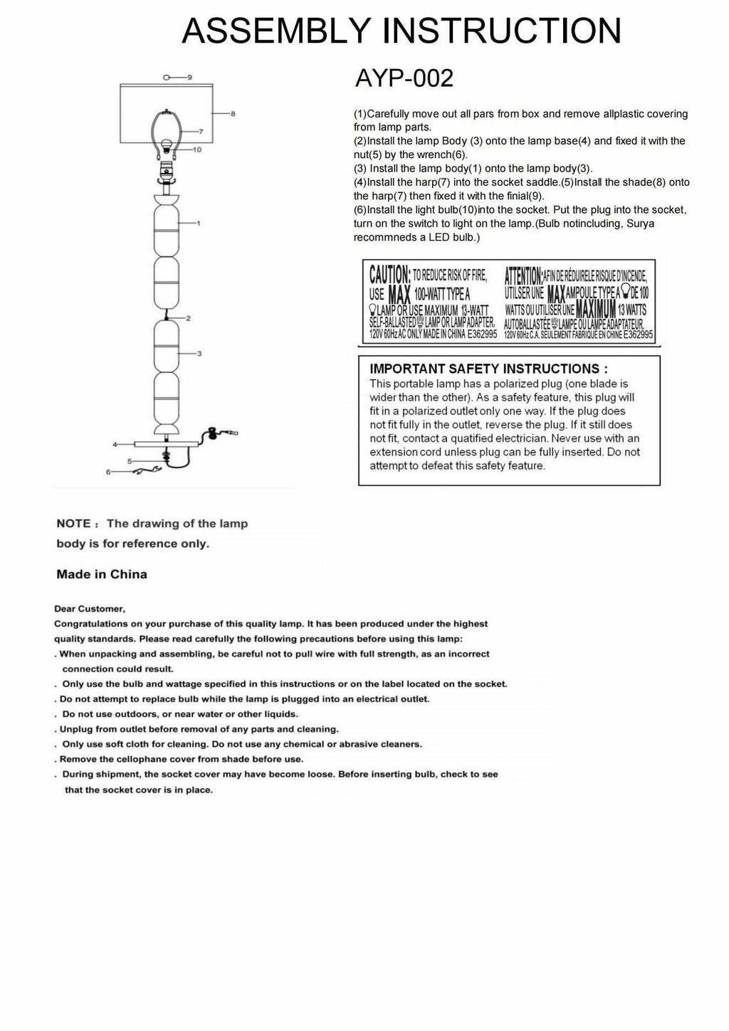 Dainville Floor Lamp