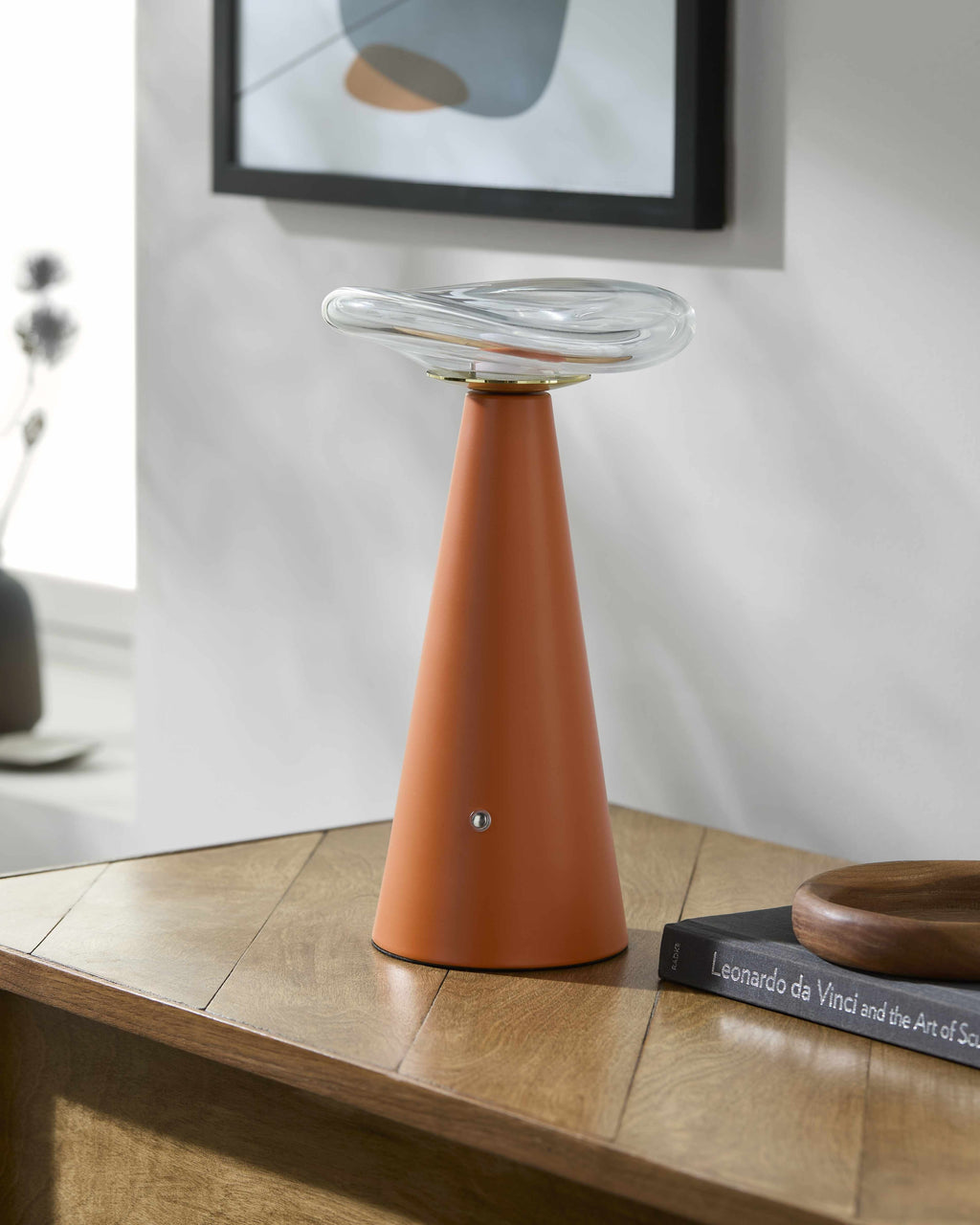 Longjumeau Orange Table Lamp