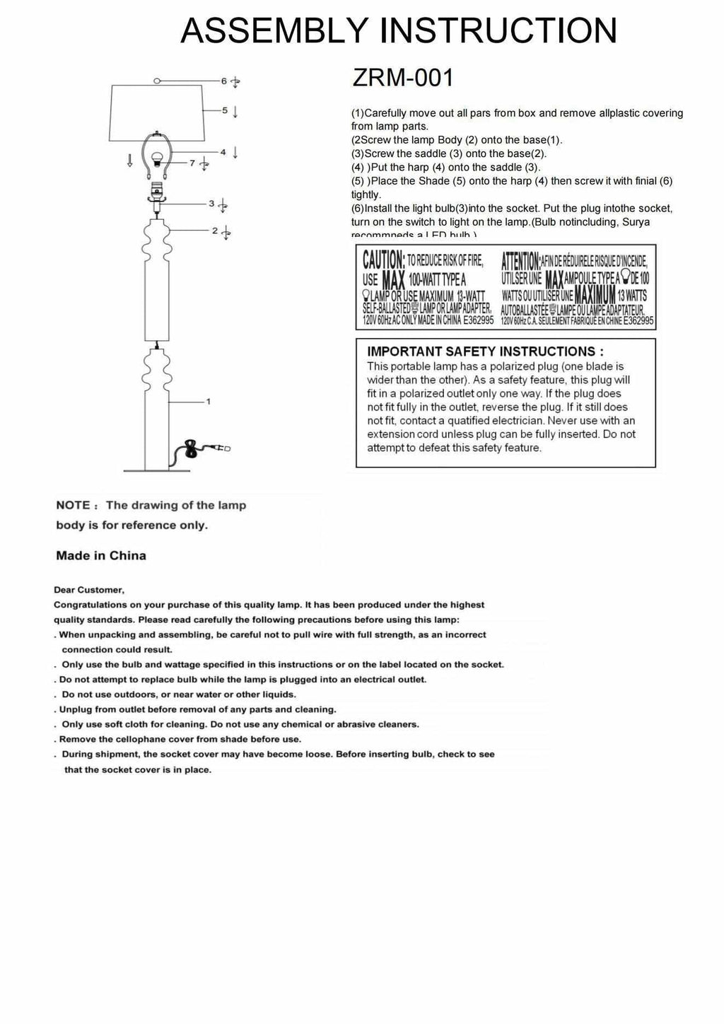 Maltignano Floor Lamp