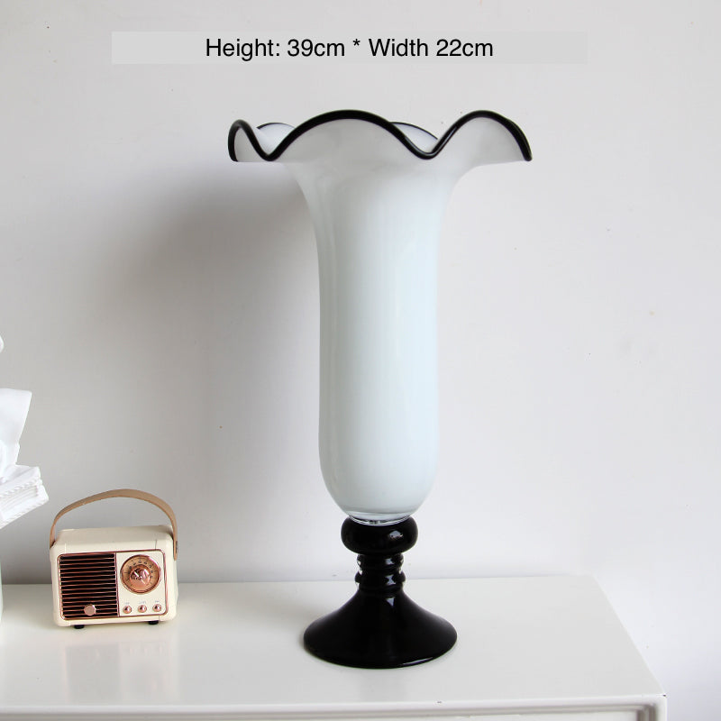 Classic Black & White Vase