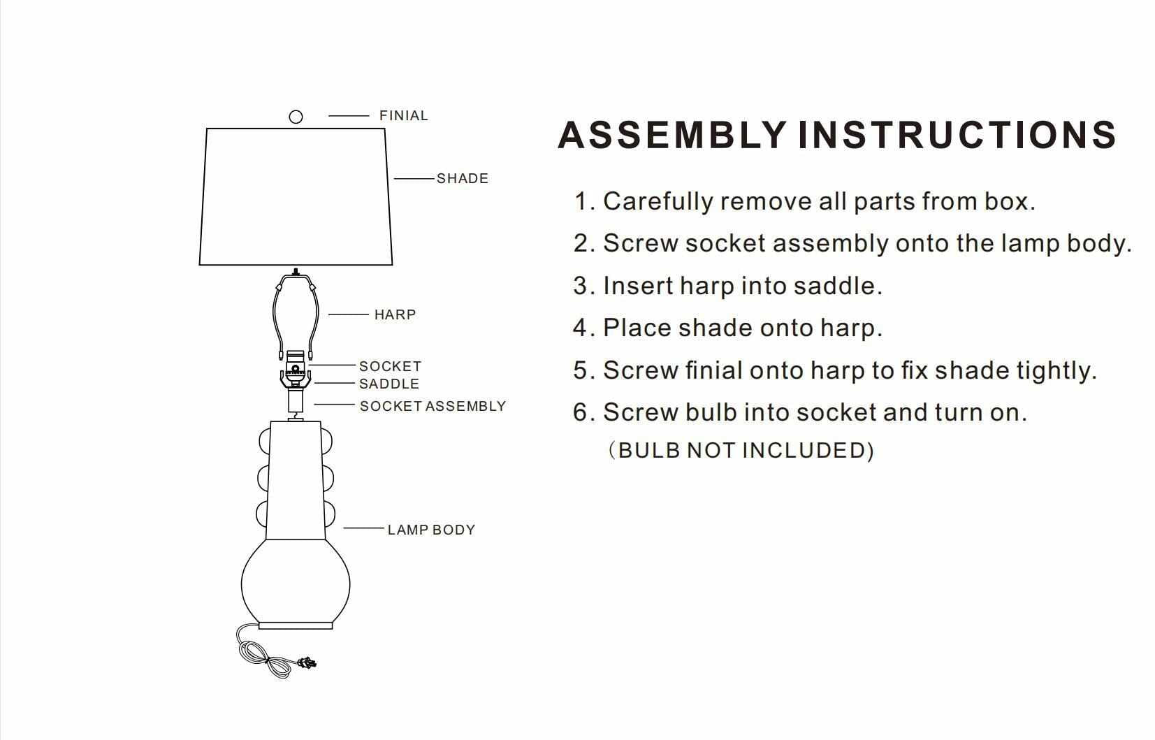Tapachula White Table Lamp