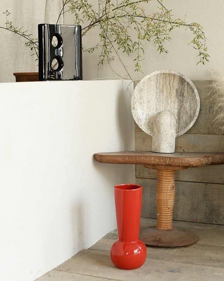 Bauhaus Ceramic Art Deco Vase