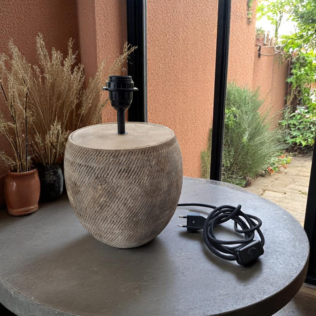 Found U - Terracotta Table lamp-9