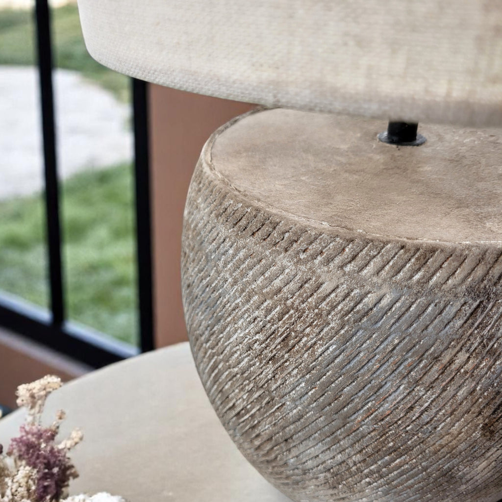 Found U - Terracotta Table lamp-4