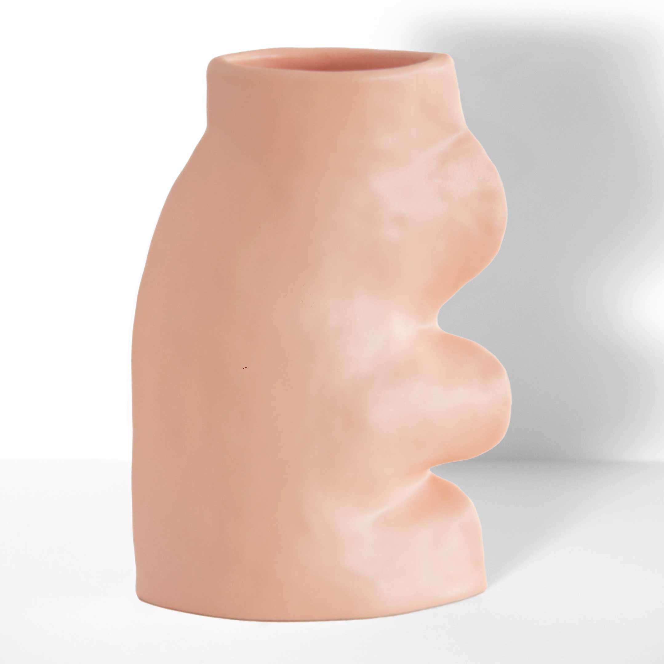 Fluxo Ceramic Vase Large Pink