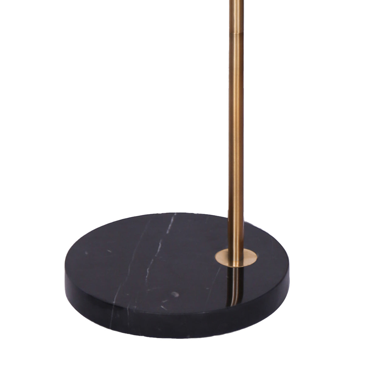 Metal Floor Lamp Glass Opal