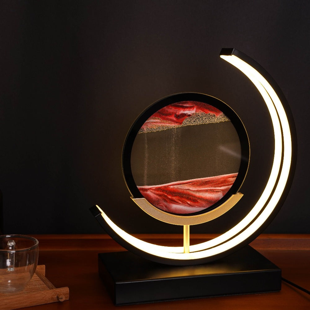 Moving Sand Table Lamp