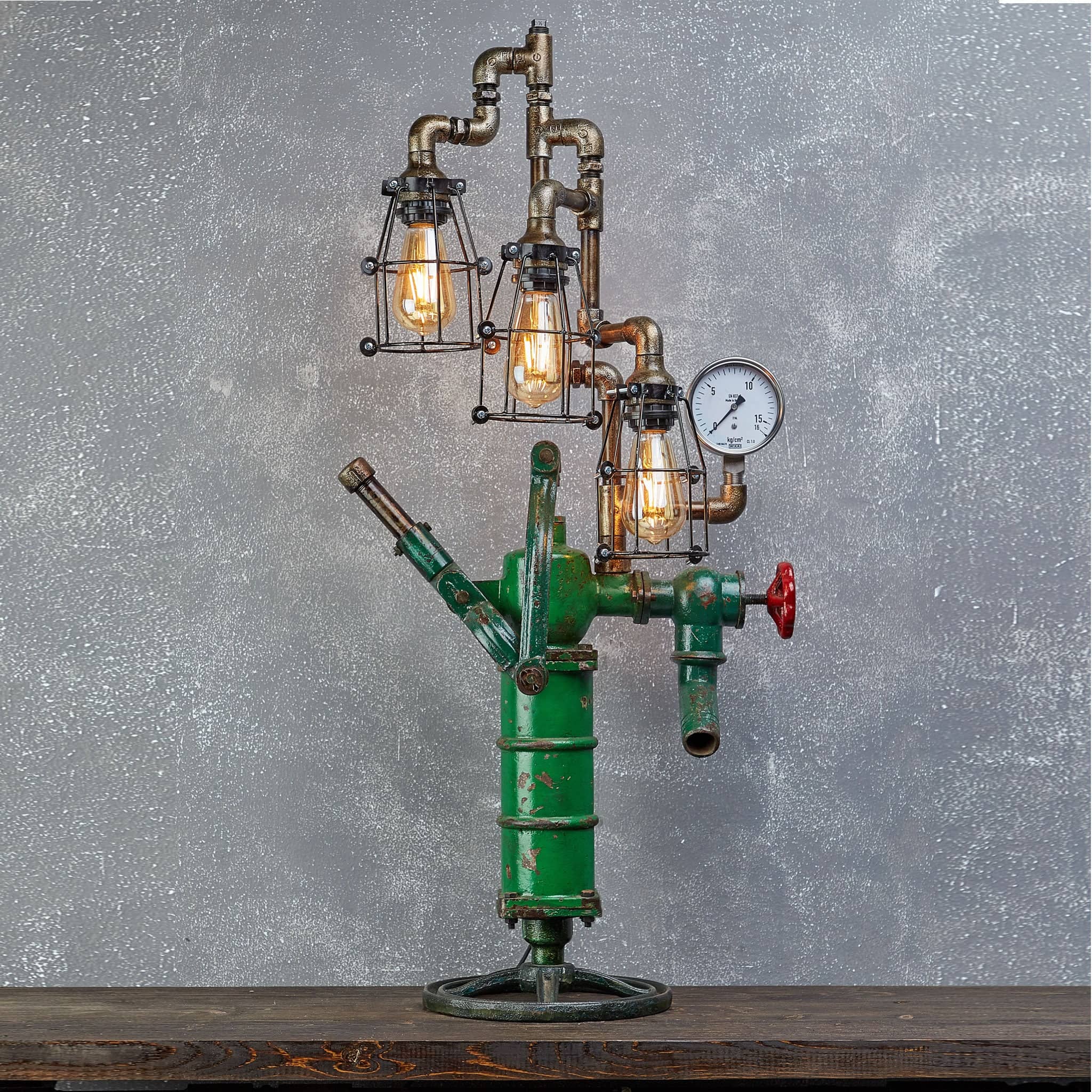Spectacular Water Pump Lamp